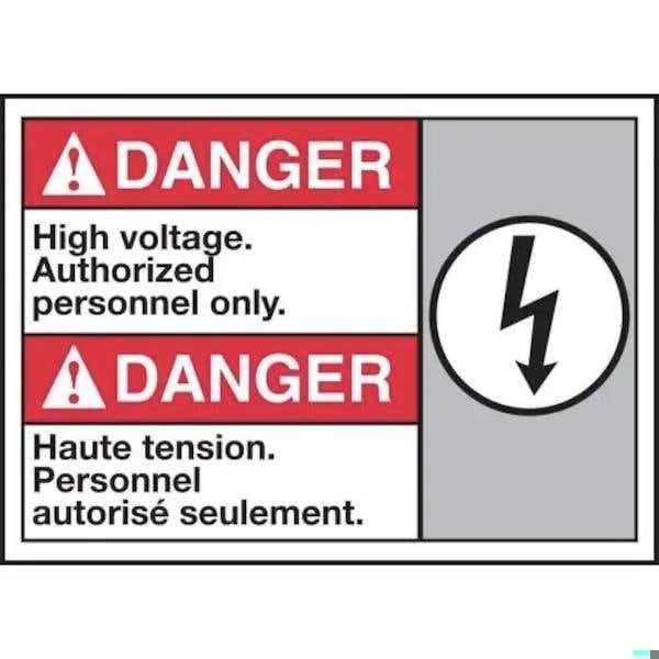 Accuform BILINGUAL ANSI DANGER SAFETY SIGN HIGH MAFC173XL - main